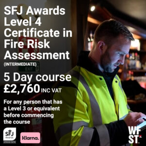 SFJ Awards Level 4 Certificate in Fire Risk Assessment